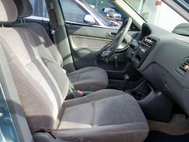 2HGEJ6611YH502160 - 2000 HONDA CIVIC BASE Mavi foto 5