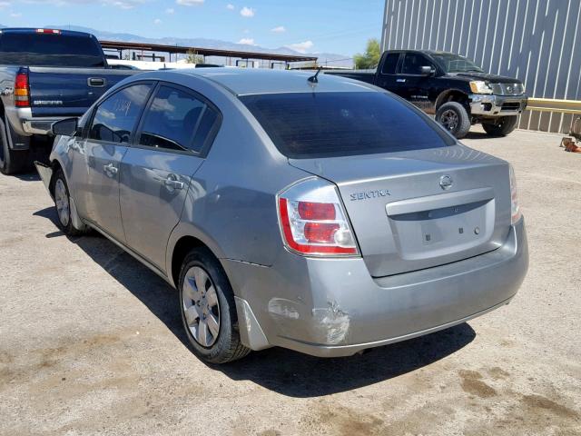 3N1AB61EX9L675109 - 2009 NISSAN SENTRA 2.0 SILVER photo 3