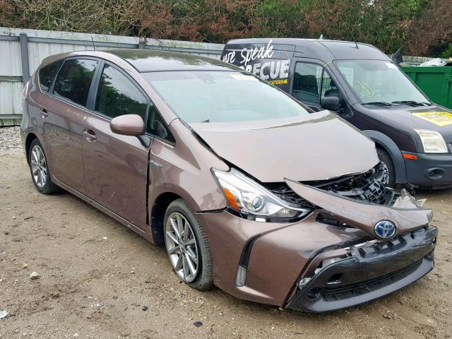 JTDZN3EUXFJ038294 - 2015 TOYOTA PRIUS V BROWN photo 1