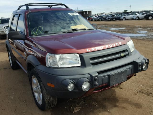 SALNY22292A205539 - 2002 LAND ROVER FREELANDER BURGUNDY photo 1