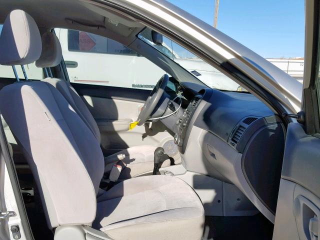 KNAFE221295603980 - 2009 KIA SPECTRA EX SILVER photo 5