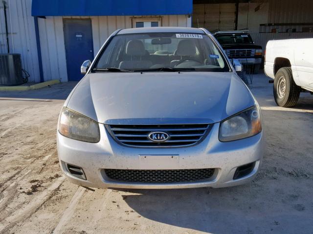 KNAFE221295603980 - 2009 KIA SPECTRA EX SILVER photo 9