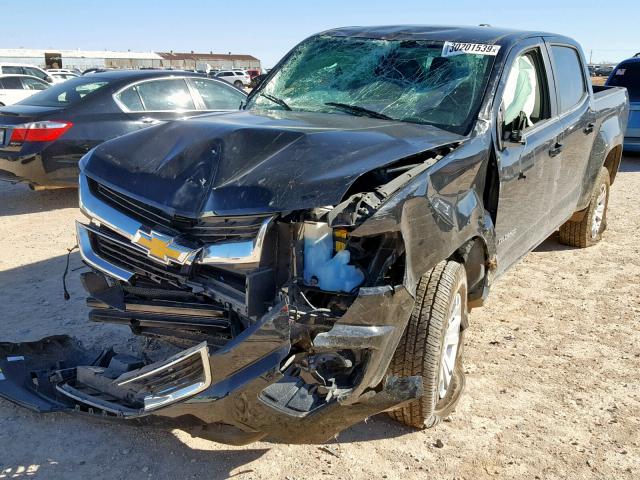 1GCGSCEN5J1252661 - 2018 CHEVROLET COLORADO L BLACK photo 2