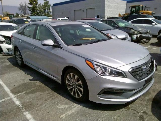 5NPE34AF4HH588698 - 2017 HYUNDAI SONATA SPO SILVER photo 1