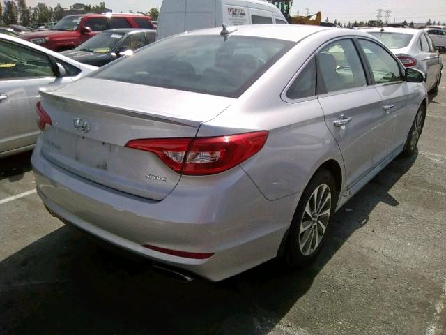 5NPE34AF4HH588698 - 2017 HYUNDAI SONATA SPO SILVER photo 4