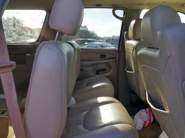 1GKEC13T65R110292 - 2005 GMC YUKON BEIGE photo 6