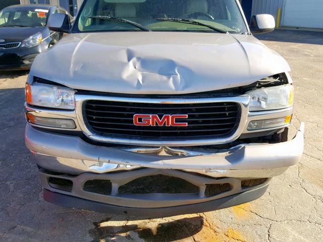 1GKEC13T65R110292 - 2005 GMC YUKON BEIGE photo 9