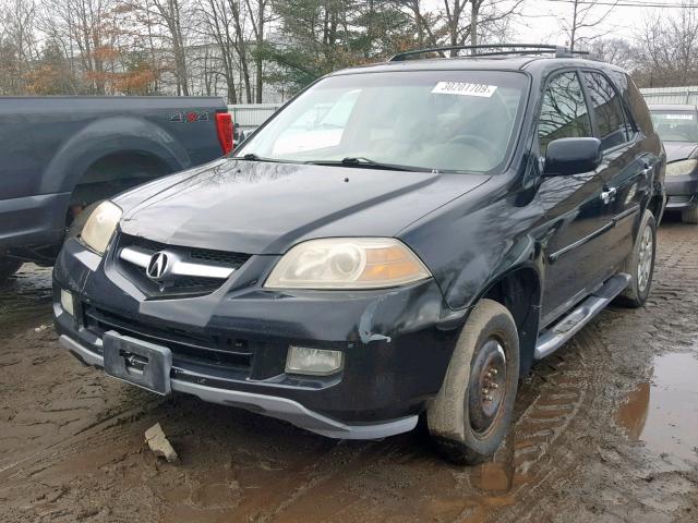 2HNYD18904H503202 - 2004 ACURA MDX TOURIN BLACK photo 2