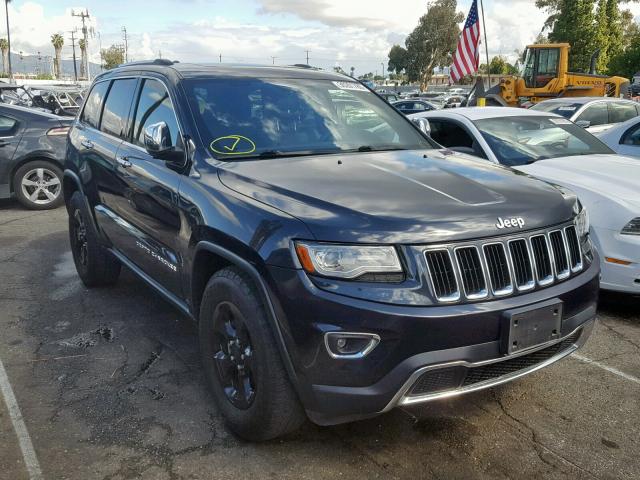 1C4RJEBM5EC387121 - 2014 JEEP GRAND CHER GRAY photo 1