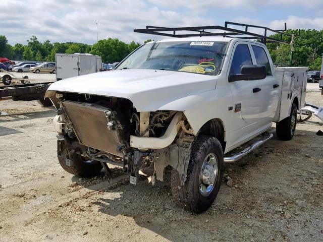 3C6TD5HT8CG216487 - 2012 DODGE RAM 2500 S WHITE photo 2