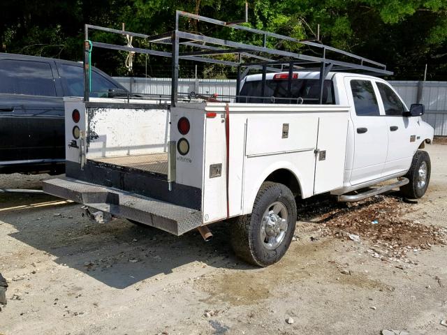 3C6TD5HT8CG216487 - 2012 DODGE RAM 2500 S WHITE photo 4