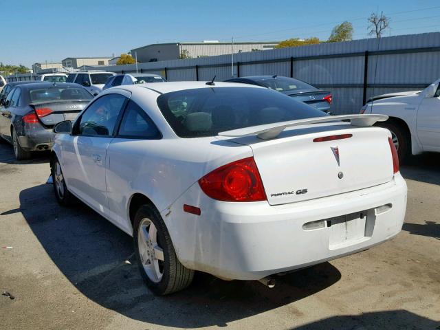 1G2AS18H497211418 - 2009 PONTIAC G5 WHITE photo 3