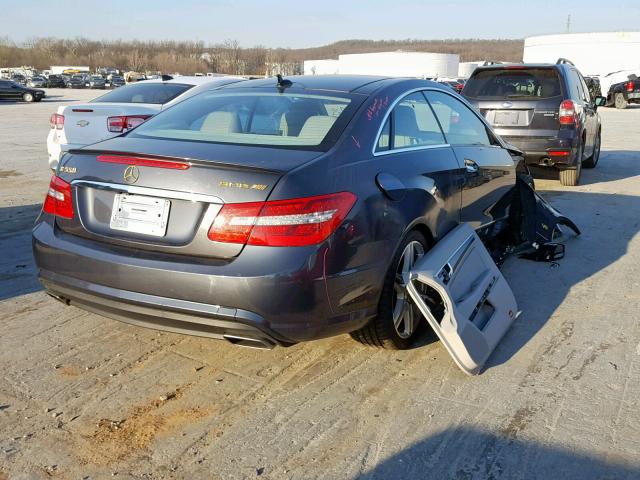 WDDKJ7CB8AF042903 - 2010 MERCEDES-BENZ E 550 GRAY photo 4