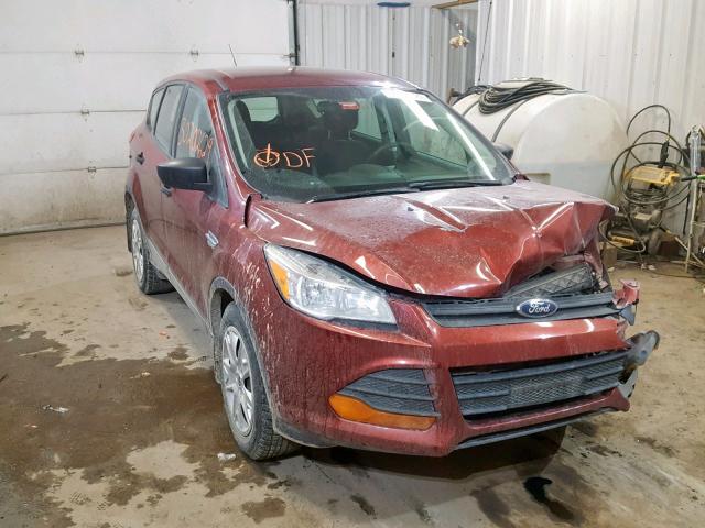 1FMCU0F7XEUB68021 - 2014 FORD ESCAPE S RED photo 1