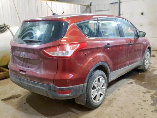 1FMCU0F7XEUB68021 - 2014 FORD ESCAPE S RED photo 4