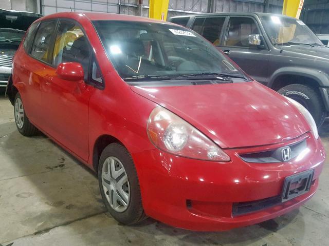 JHMGD38488S067035 - 2008 HONDA FIT RED photo 1