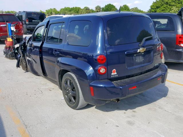 3GNBAADB3AS595130 - 2010 CHEVROLET HHR LS BLUE photo 3