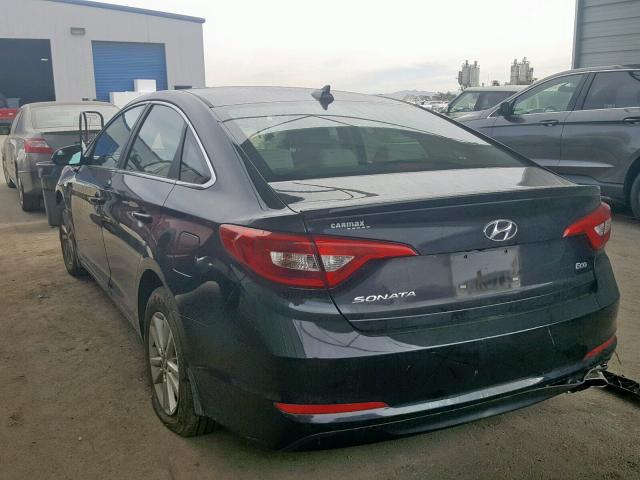 5NPE24AA1FH239387 - 2015 HYUNDAI SONATA ECO BLACK photo 3