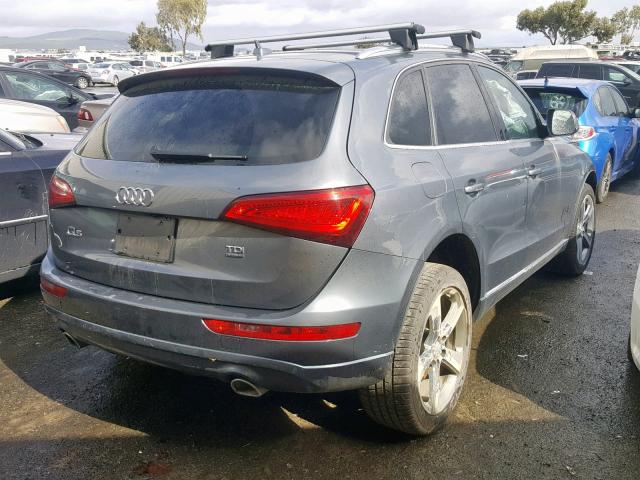 WA1VMAFP3EA070348 - 2014 AUDI Q5 TDI GRAY photo 4