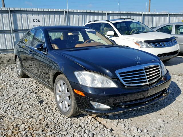 WDDNG71X97A054171 - 2007 MERCEDES-BENZ S 550 BLACK photo 1