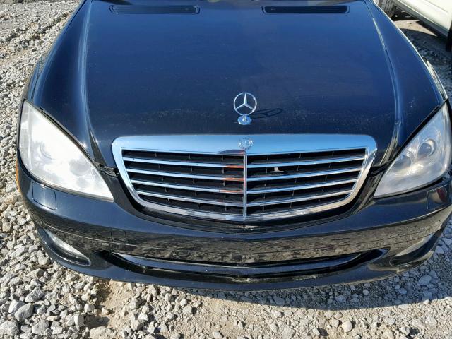 WDDNG71X97A054171 - 2007 MERCEDES-BENZ S 550 BLACK photo 7