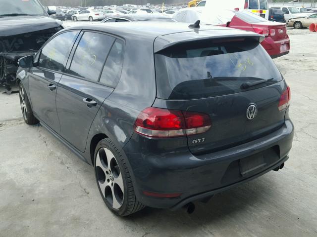 WVWHV7AJ5BW192634 - 2011 VOLKSWAGEN GTI BLACK photo 3