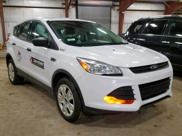 1FMCU0F7XDUB24888 - 2013 FORD ESCAPE S WHITE photo 1