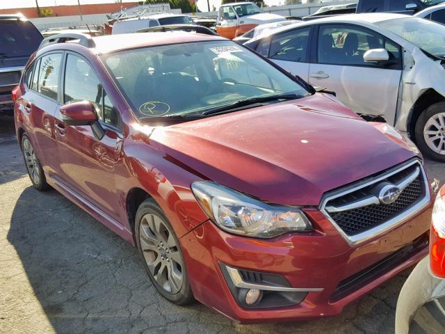 JF1GPAV68FH252432 - 2015 SUBARU IMPREZA SP BURGUNDY photo 1