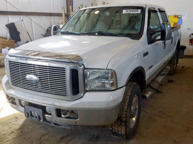 1FTWW31P67EB34367 - 2007 FORD F350 SRW S WHITE photo 2