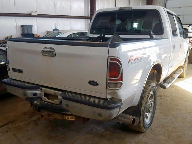 1FTWW31P67EB34367 - 2007 FORD F350 SRW S WHITE photo 4