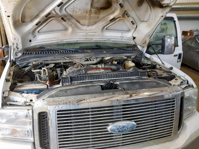 1FTWW31P67EB34367 - 2007 FORD F350 SRW S WHITE photo 7