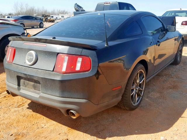 1ZVBP8CF3B5160430 - 2011 FORD MUSTANG GT BLACK photo 4