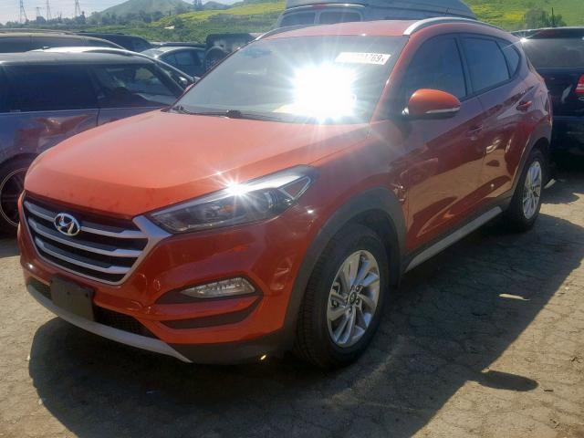 KM8J33A21HU416023 - 2017 HYUNDAI TUCSON LIM RED photo 2