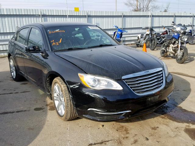 1C3CCBAB1DN640747 - 2013 CHRYSLER 200 LX BLACK photo 1