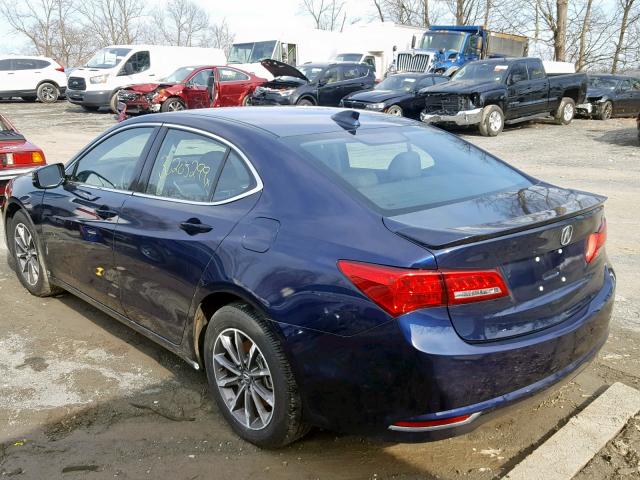 19UUB1F32KA002186 - 2019 ACURA TLX BLUE photo 3