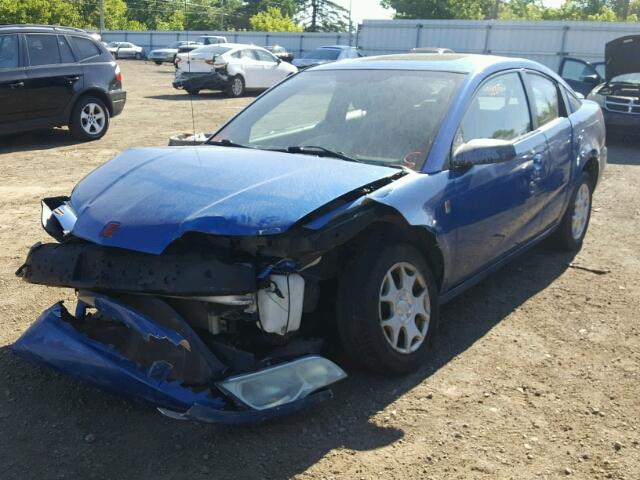 1G8AN12FX4Z151324 - 2004 SATURN ION LEVEL BLUE photo 2