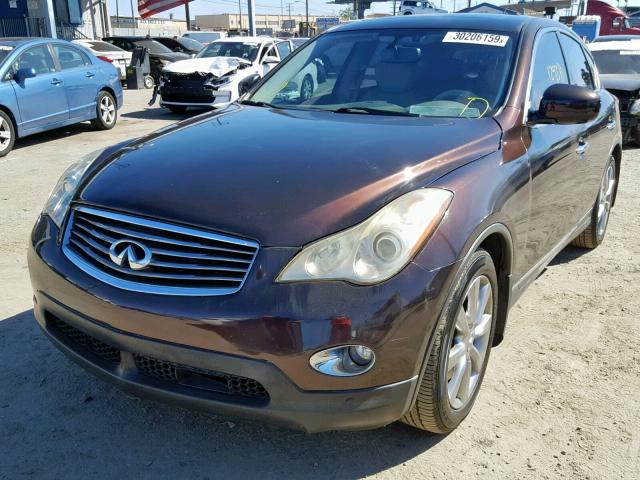 JNKAJ09E38M301851 - 2008 INFINITI EX35 BASE BROWN photo 2