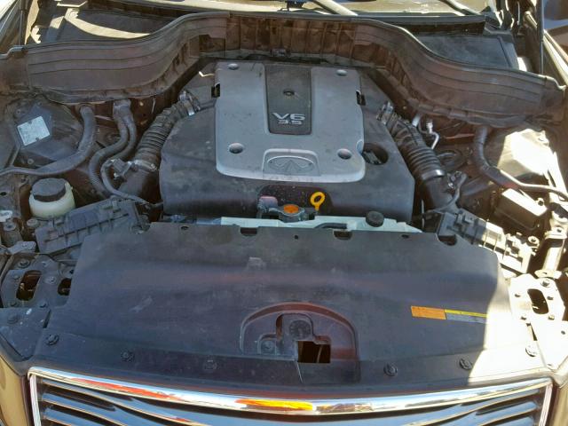 JNKAJ09E38M301851 - 2008 INFINITI EX35 BASE BROWN photo 7