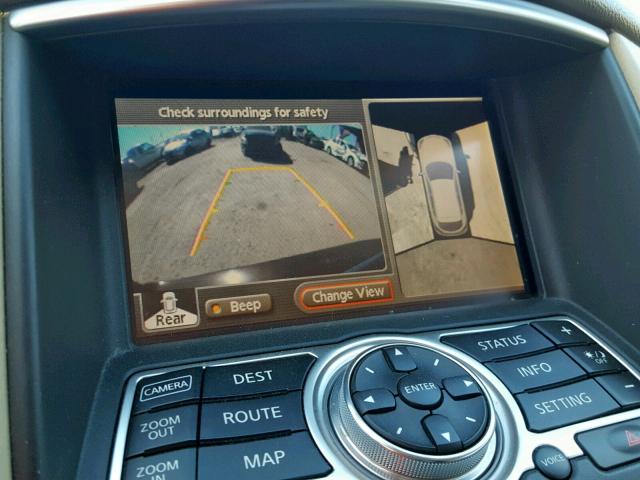 JNKAJ09E38M301851 - 2008 INFINITI EX35 BASE BROWN photo 9