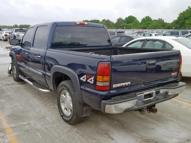 2GTEK13T161251926 - 2006 GMC NEW SIERRA BLUE photo 3