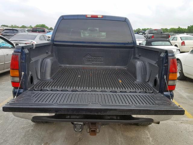 2GTEK13T161251926 - 2006 GMC NEW SIERRA BLUE photo 9