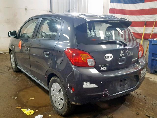 ML32A3HJ9EH008727 - 2014 MITSUBISHI MIRAGE DE GRAY photo 3