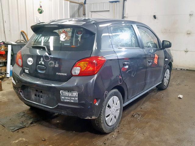 ML32A3HJ9EH008727 - 2014 MITSUBISHI MIRAGE DE GRAY photo 4