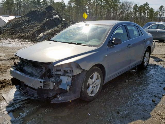 1G1ZG57B484258770 - 2008 CHEVROLET MALIBU LS BLUE photo 2