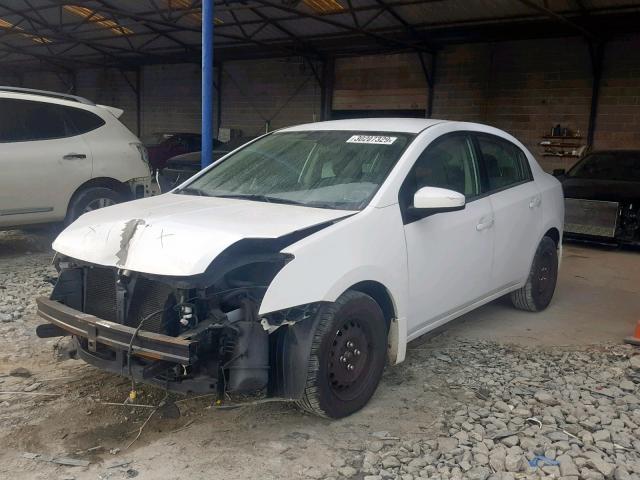 3N1AB61E49L644051 - 2009 NISSAN SENTRA 2.0 WHITE photo 2