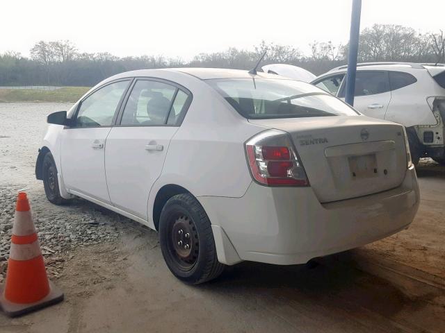 3N1AB61E49L644051 - 2009 NISSAN SENTRA 2.0 WHITE photo 3