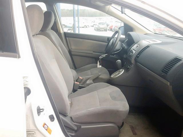 3N1AB61E49L644051 - 2009 NISSAN SENTRA 2.0 WHITE photo 5