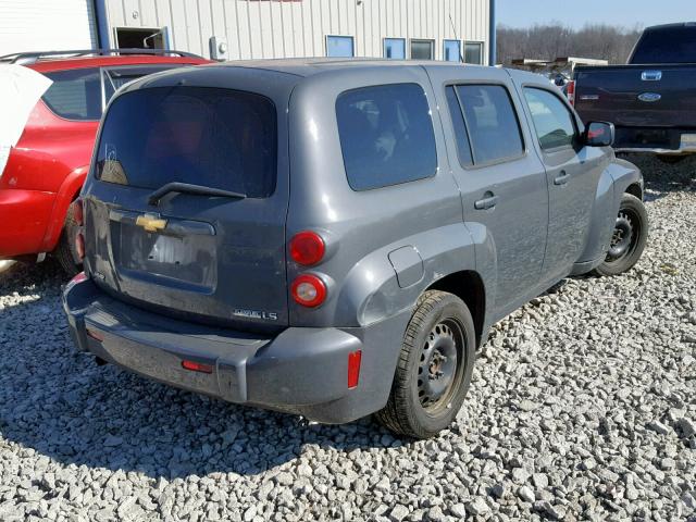 3GNCA13B89S630570 - 2009 CHEVROLET HHR LS GRAY photo 4