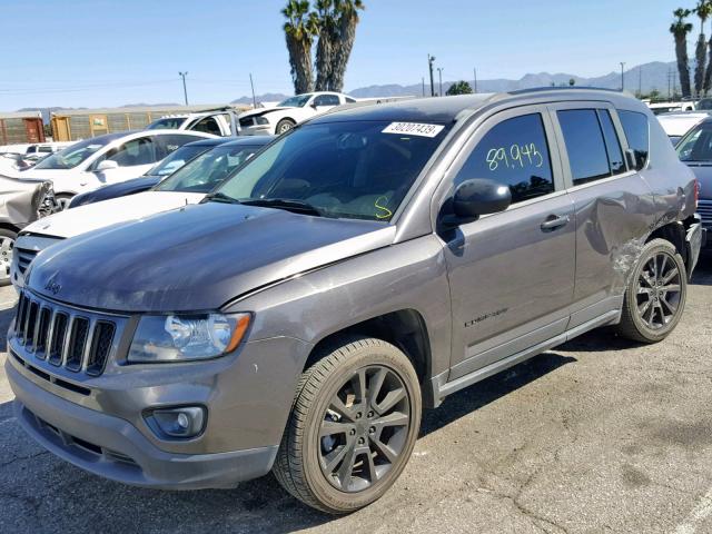 1C4NJCBA6ED790219 - 2014 JEEP COMPASS SP Сұр фото 2