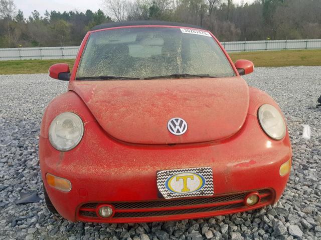 3VWCD21Y64M305357 - 2004 VOLKSWAGEN NEW BEETLE წითელი ფოტო 9